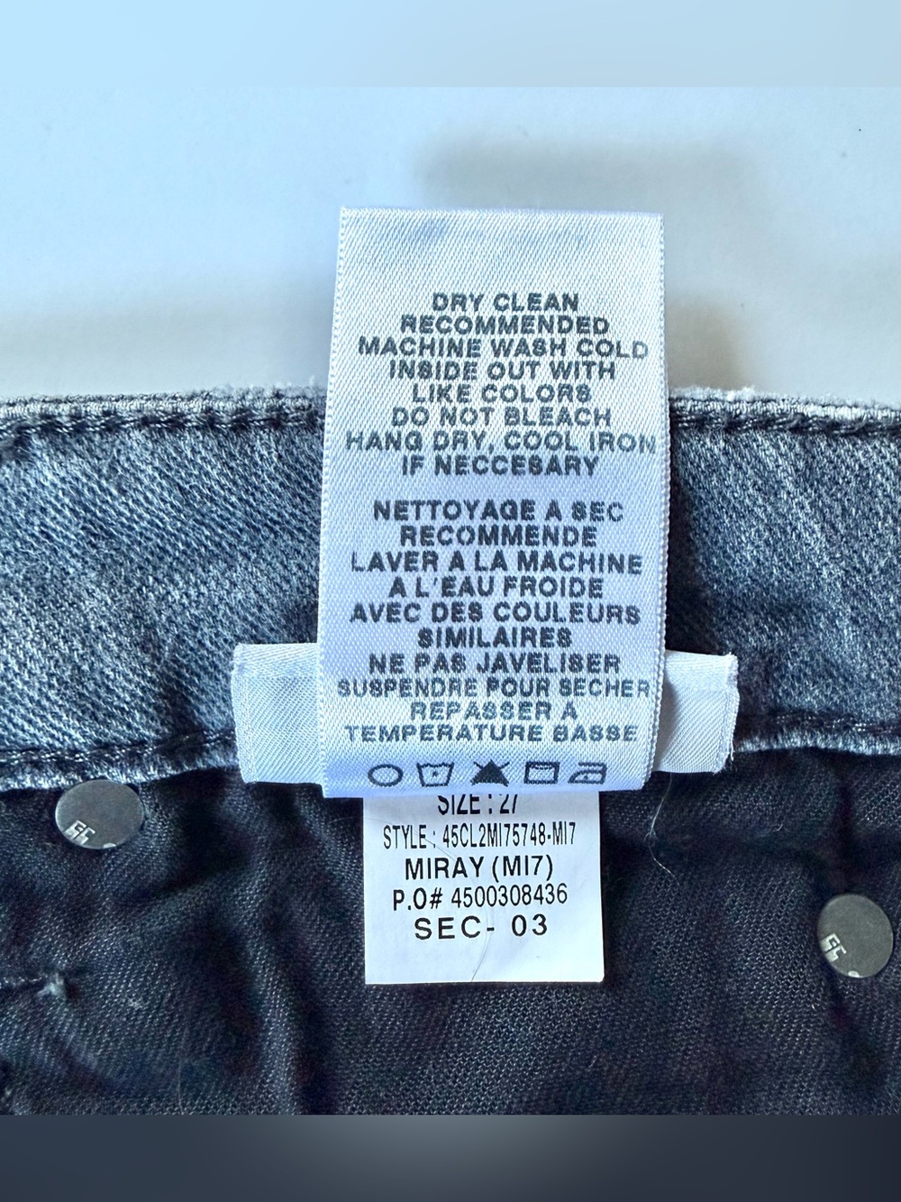 JOE’S JEANS Charlie High Rise Skinny Ankle Distressed Sz 27 Waist 28” Denim Jean - Picture 15 of 16
